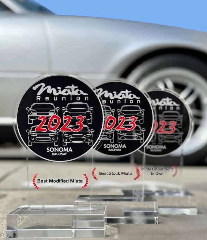 Moss Miata Car Show Awards