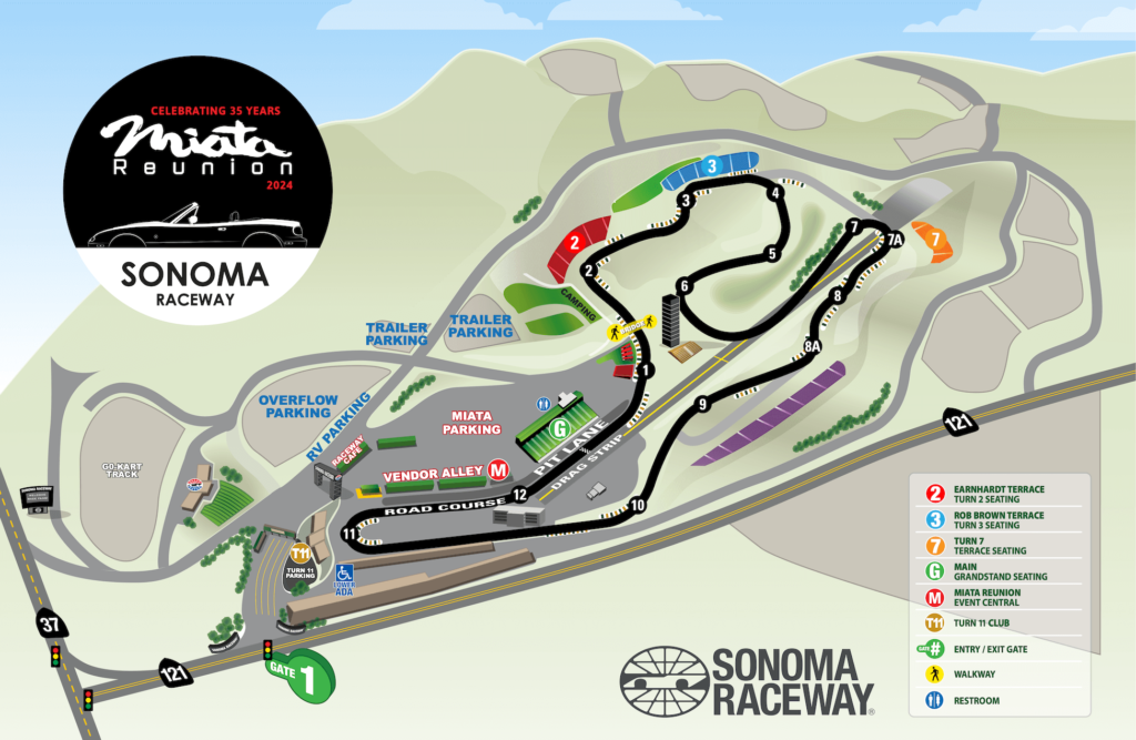 Miata Reunion Sonoma Raceway 2024